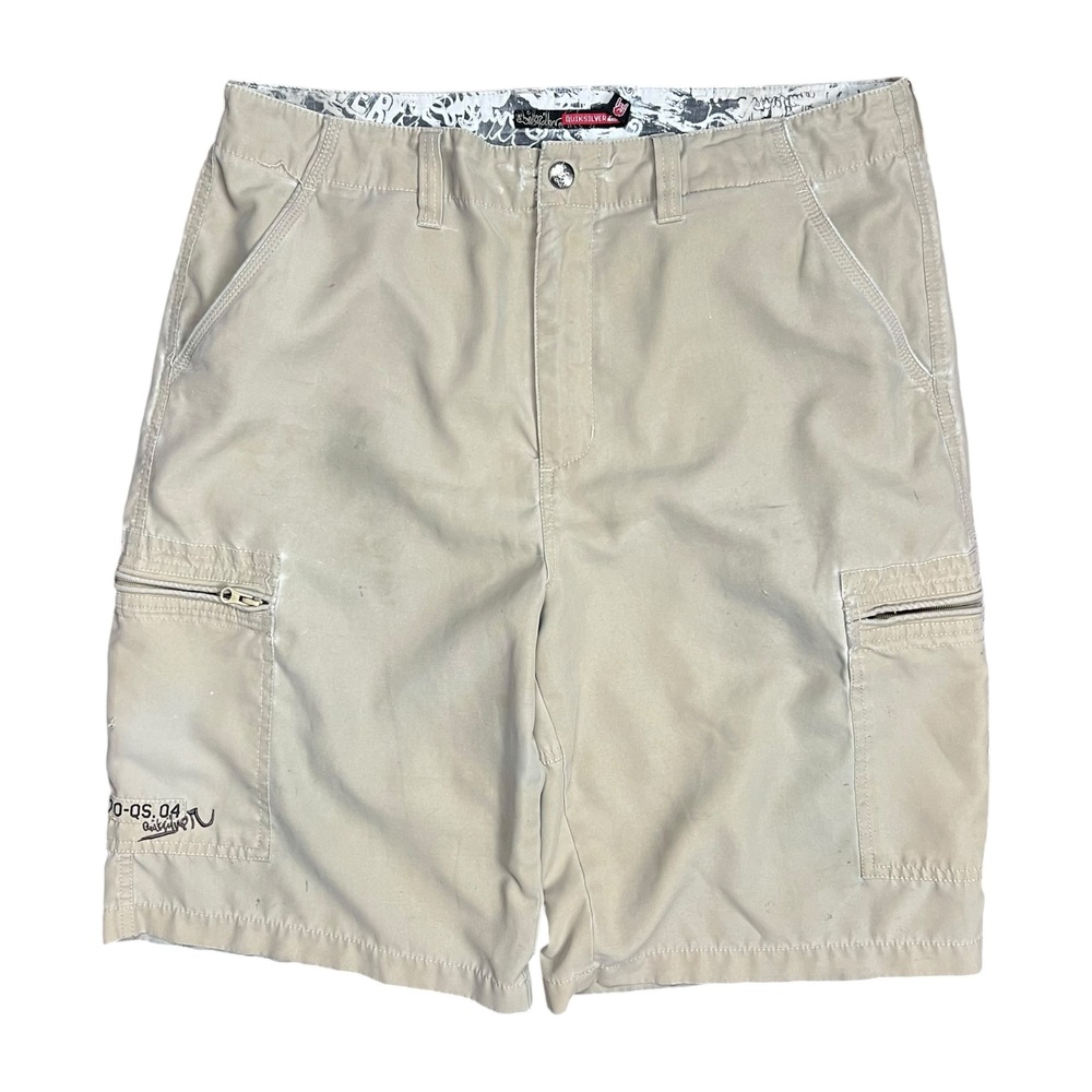 Vintage Y2K Quiksilver Cargo Surf Shorts - 34”